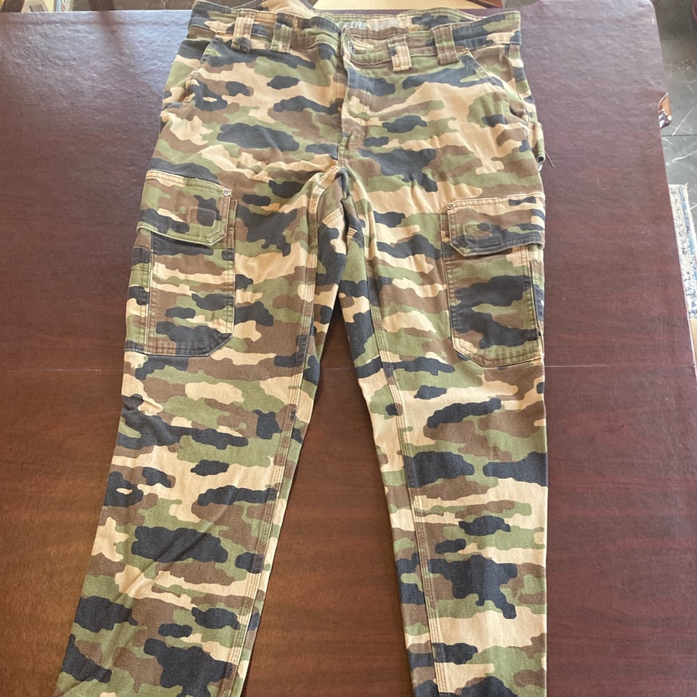Duluth Trading Company Firehose Flex Slim Camo 38x30